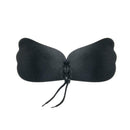 Sexy Wireless Push Up Invisible Bras Women Adhesive Fly Bra (Dot Black C) A