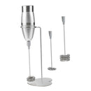 Electric Handheld Milk Blender Mixer With Spring Blender Head,  Cappuccino Milk
