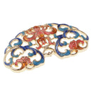 Alloy Enamel Filigree Charms Pendant for DIY Necklace Earring Jewelry Making