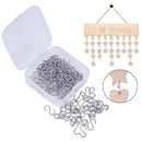 150Pcs Small Stainless Steel S Shape Hook Clasp DIY Necklace Craft Accessory
