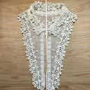 Cotton Lace Embroidery DIY Neckline Collar Sewing Applique Shirt Clothes Deluxe