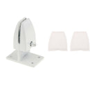 2x Office Cubicle Clips Partitions Panel Accessories For Wooden/Glass Partition