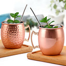 Ounces Hammered Copper Plated Moscow Mule Mug Beer Cup Coffee Cup Mug Coppe