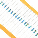 1280pcs 1 ohm - 10M ohm 64 values 1/4W Metal Film Resistors Assortment Kit