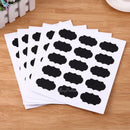 75pcs Chalkboard Blackboard Chalk Board Stickers Labels Craft Jar Kitchen Party