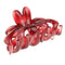 Large Red Hair Claw Clamp Clip Acrylic Barrette Hair Accessories Hairwear