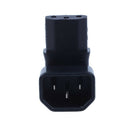 Right Angled IEC Adapter, Up Angled IEC 320 C14 to C13 for LCD/LEC TV Wall