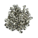 100pcs Smooth Beads Caps Findings Fit 10mm Round Beads Jewelry Making 8mm