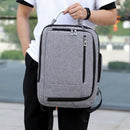 New Business Bag 15.6-Inch Computer Bag Usb Charging Backpack Waterproof Tr