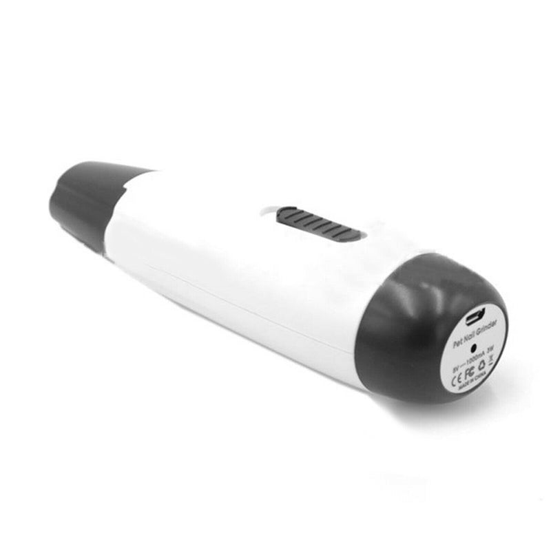 Dog Nail Grinder, Electric Dog Nail Trimmer, USB Rechargeable 2-Speed Pet Nail