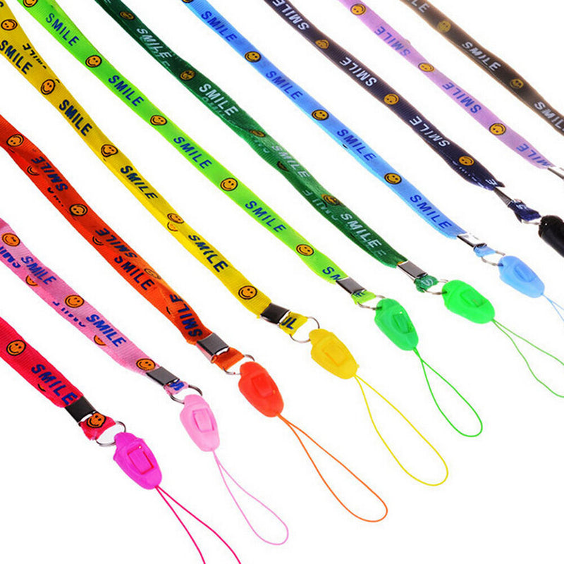10X Nylon Neck Strap Lanyard Keychain Card Key Phone Holder OZ