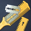 Barber Scissor Hair Cut Styling Razor Magic Blade Comb Hairdressing Tool Kit LJ