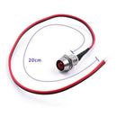 10pcs 12V LED Dash Panel Indicator Warning Light Lamp Car Boat Marine Van