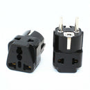 Portable High Speed EU Plug Travel Power Adapter Changeover Plug 2 IN 1
