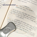 Magnifier Illuminating Magnifying Glass LED Lamp Elder Repair Clip On Metal Hose