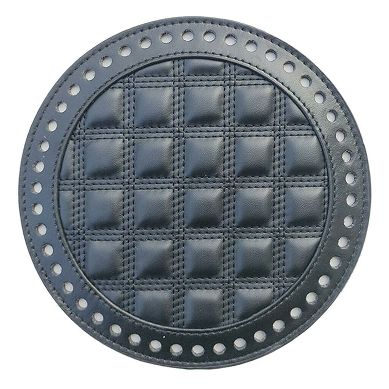 Round Crochet Bag Bottom Shaper Pad Insert Base for Purse Making Black