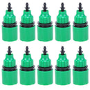 10pcs/set 47/811 Pipe Barb Quick Connector Garden Irrigated Watering Fittings