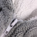 Baby Infant Knit Crochet Swaddle Wrap Swaddling Blanket Sleeping Bag Gray