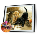 Full Drill Embroidery Dog Cross Stitch Diamond Painting Mosaic Sets (A221)