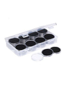 40Pcs 46mm Transparent Plastic Coin Holder Collecting Storage Box Newest Useful