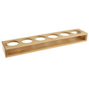 Bamboo Holes Glass Holder Cocktail Cup Party Cup Rack Stand 6 Holes Straight