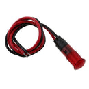 Red 12V Car Truck Lorry RV Instrument Panel Light Bulb Plastic