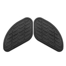 1 Pair Motorcycle Fuel Gas Tank Traction Pads Knee Grip Protectors (Black) A