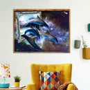5D DIY Full Drill Diamond Painting Cross Stitch Embroidery Kit (Fish08)