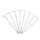 8pcs Camping Stake Nail Metal Steel Tent Hook Peg Hiking Survival Tool GFJ HOL