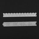 2pcs Lace Decorations Cutting Dies Stencils Scrapbook Embossing DIY Cards