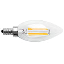 Dimmable E12 4W COB Edison Candle Flame Filament LED Light Bulb Lamp 10*3.5 M6B2
