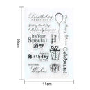 Birthday GiftDIY Transparent Silicone Clear Stamp Cling Scrapbook Seal Embo Y1J2