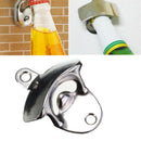 Retro Wall Mounted Bottle Beer Coke Cap Metal Fixed Opener Bar Kitchen Craft LJ