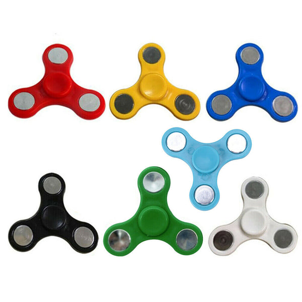 Plastic Hand Spinner for Autism and ADHD Finger Tri-Spinner Fidget Toys #gib