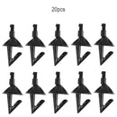 20pcs Impact Bait Shields Sea Fishing Rig Bait Holder Clip Breakaway Tools