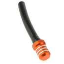 Motorcycles Fuel Tank Cap Valve Vent Breather Hose Tube ATV Pit Bike Orange