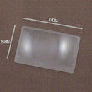 3 X Magnifier Magnification Magnifying Fresnel Pocket Credit Card Size Tran C2Q8
