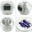 Modern Digital LCD Display 7 Colour Changing Alarm Clock Snooze Calendar