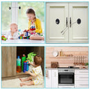 2 Pieces Refrigerator Door Lock Strong Adhesive Freezer Door Lock File DraweF9W3