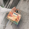 Cat ear pattern Trendy jelly sling bag metal chain single strap bag summe Kw
