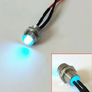 12V 8mm Car Boat LED Indicator Light Pilot Dash Dashboard Panel Warning Lamp