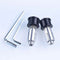 Black Motorcycle Round 7/8" Bar End Rearview Side Mirrors For Universal Motor