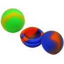 Silicone Container Ball Shape Pill Box Containers Storage Oil Jar Box Contain^
