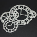 Metal Clock Cutting Dies Stencils DIY Scrapbooking Paper Card Hand Craft hv2n