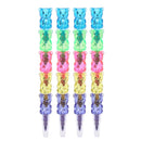 4Pcs Stacker Swap Cute Snowman Crayon For School Children Painting Toys 5 Colors