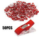 50Pcs Wonder Clips Fabric Craft Quilting Sewing Knitting Crochet Clamps Kit Tool
