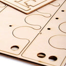 DIY Wooden Paint Rack Stand Painting Ink Bottle Storage Holder Organizer Pi R5E8