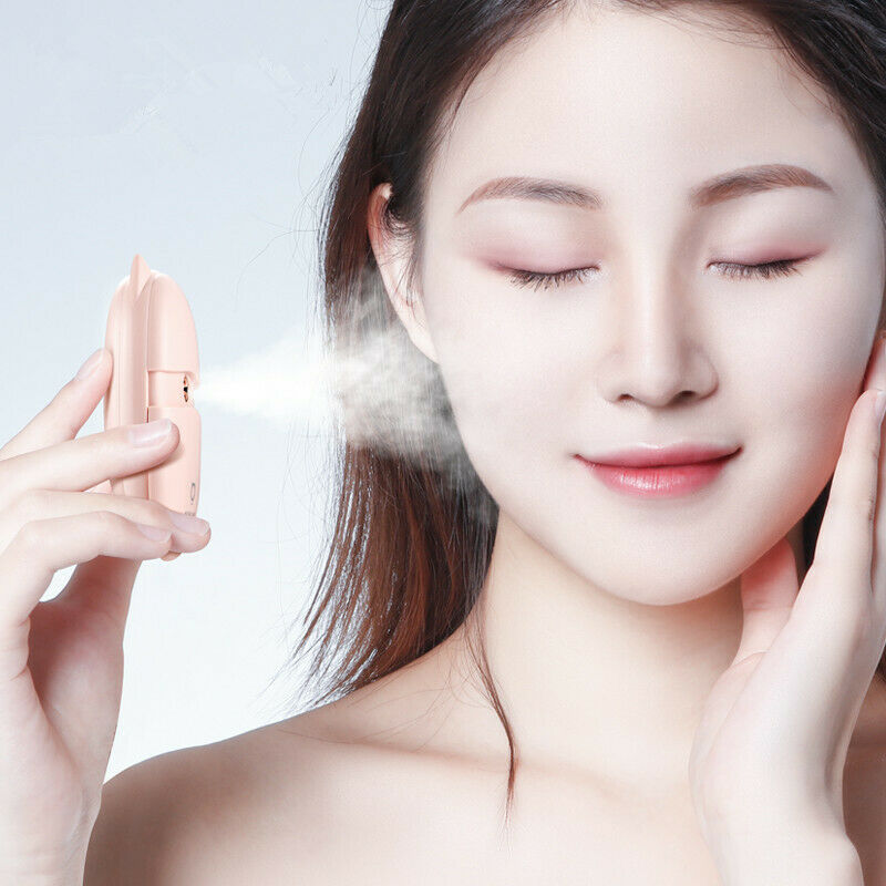 Handheld Mini Humidifier Usb Rechargeable Facial Sprayer Beauty Hydrating W O9I4