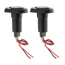 2 Pcs Marine Boat Nylon 2 Pin Stern Light Plug-in Pole Base Installation
