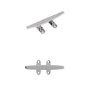 2PCS 5"+6''Dock Deck Line Rope Cleat Stainless Steel Heavy Duty Boat Massive